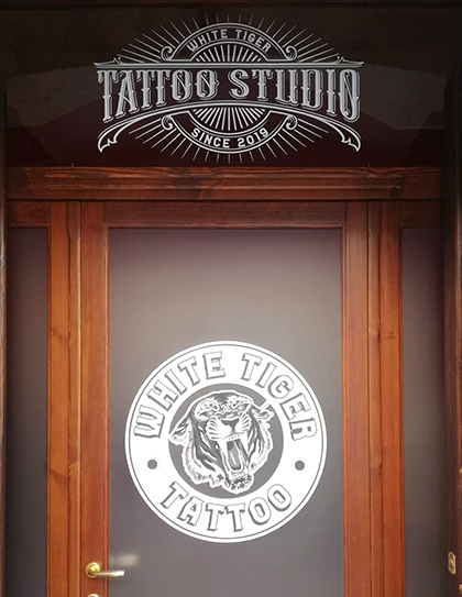 Lavoro eseguito per white tiger tattoo